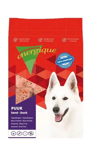 Energique Puur Eend hondenvoer 3 kg – hypoallergene vleesmaaltijd