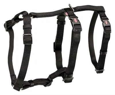 Trixie stay-tuig zwart L-XL 75-100 cm – met tailleriem