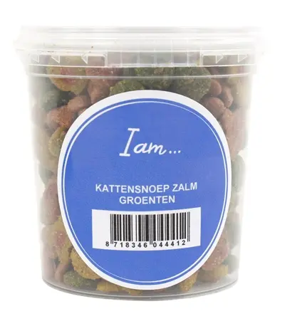 I Am kattensnoep zalm en groenten 70 g