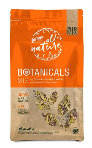 Bunny Nature Botanicals Midi Mix madelief en rode klaverbloesem 120 g