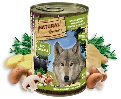 Natural Greatness hondenvoer Angus Beef 400 g – laag vetgehalte