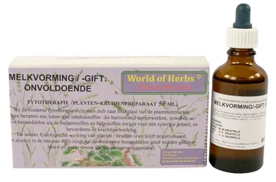 World of Herbs fytotherapie melkvorming 50 ml – kruidenpreparaat