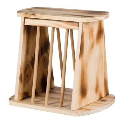 Trixie hooiruif staand 25 x 22 x 18 cm – natuurlijk hout