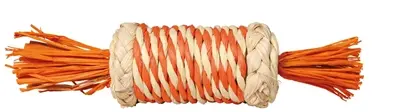 Trixie speelgoedrol knaagdier 18 cm – omwikkeld met papiergaren