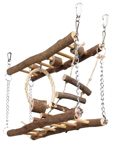 Trixie Natural Living hangbrug 27 x 17 x 7 cm – voor hamsters en muizen