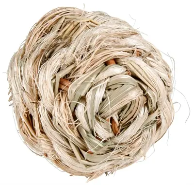 Trixie grasbal met bel 6 x 6 x 6 cm – voor kleine knaagdieren