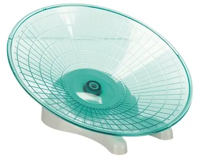 Trixie loopschijf hamsters en muizen 17 cm – fluisterstil, 2 stuks