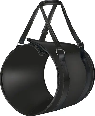 Trixie tilhulp voor honden zwart 85-95 cm – met twee handvaten