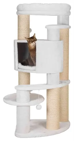 Trixie krabpaal Zita XXL wit 64 x 64 x 147 cm – voor grote katten