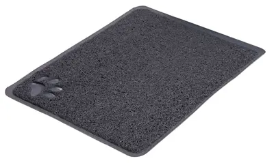 Trixie schoonloopmat voor kattenbak antraciet 45 x 37 cm – slipvast