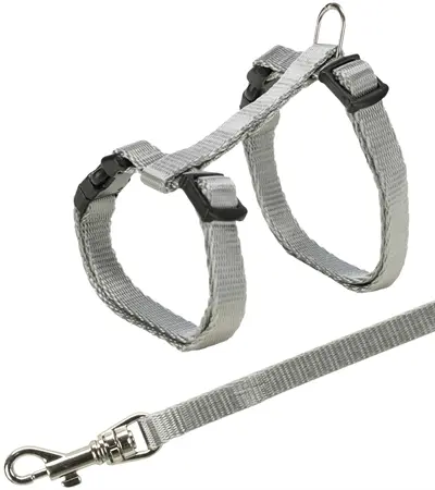 Trixie kittentuig met riem 19-31 cm – assorti, riem 1,20 m - Afbeelding 4