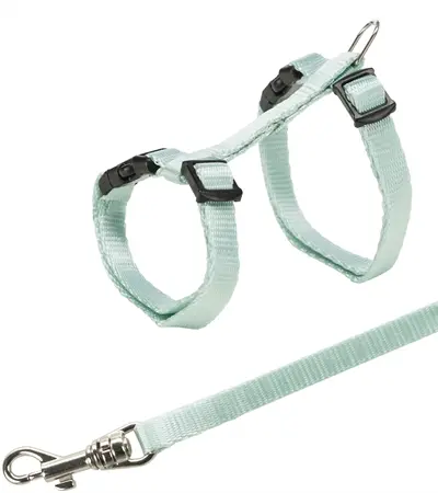 Trixie kittentuig met riem 19-31 cm – assorti, riem 1,20 m - Afbeelding 5
