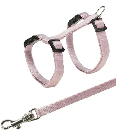 Trixie kittentuig met riem 19-31 cm – assorti, riem 1,20 m - Afbeelding 6