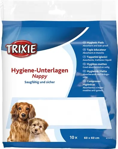 Trixie Nappy puppypads 60 x 60 cm – 10 stuks, absorberend