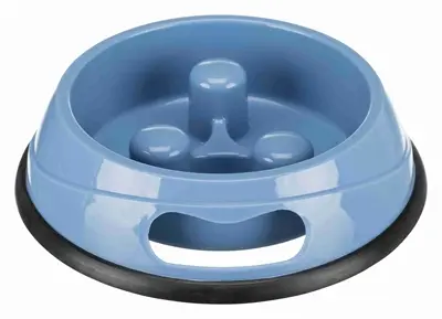 Trixie voerbak Slow Feed kunststof assorti 20 cm 450 ml – anti-slip