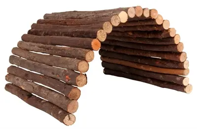 Trixie houten brug 65 x 40 cm – brug of huisje voor knaagdieren