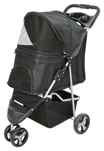 Trixie hondenbuggy zwart 80 x 47 x 100 cm – lichtgewicht, polyester