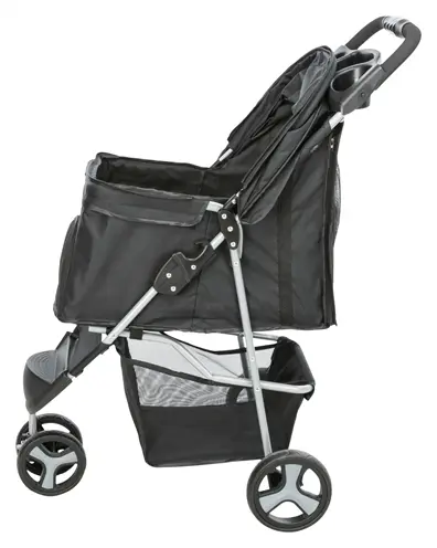 Trixie hondenbuggy zwart 80 x 47 x 100 cm – lichtgewicht, polyester - Afbeelding 7