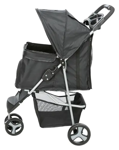 Trixie hondenbuggy zwart 80 x 47 x 100 cm – lichtgewicht, polyester - Afbeelding 8