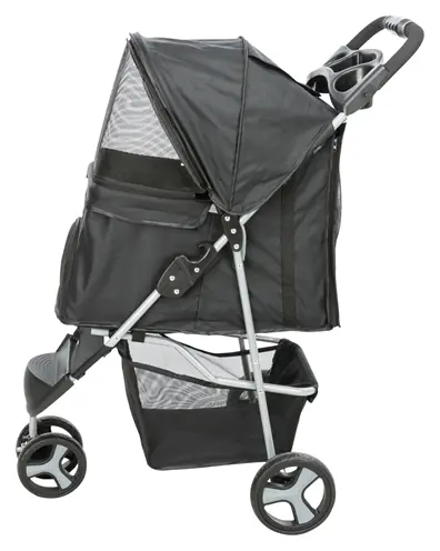 Trixie hondenbuggy zwart 80 x 47 x 100 cm – lichtgewicht, polyester - Afbeelding 9