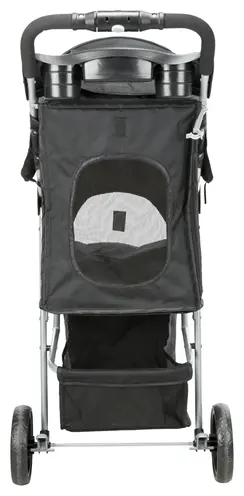 Trixie hondenbuggy zwart 80 x 47 x 100 cm – lichtgewicht, polyester - Afbeelding 11