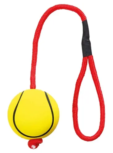 Trixie hondenspeelgoed voetbal aan touw 6 x 6 x 30 cm – drijvend - Afbeelding 5