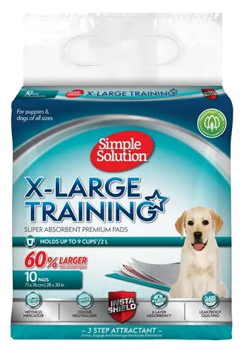 Simple Solution puppy training pads 71 x 76 cm – 10 stuks, absorberend