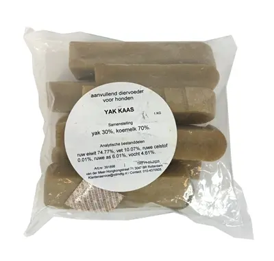 I Am yakkaas hondensnack Medium 1 kg – harde kaassnack - Afbeelding 4