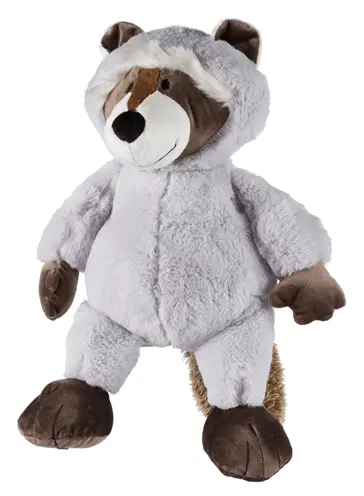 Trixie hondenknuffel wasbeer pluche 54 cm – met dierengeluid