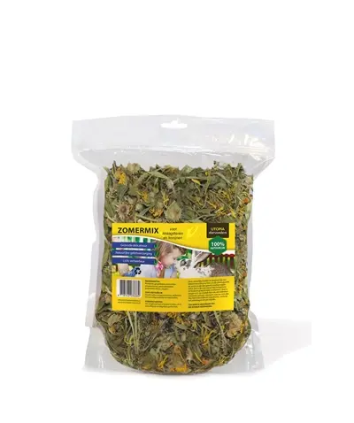 Utopia zomermix 140 g – caloriearme kruidenmix voor konijnen en knaagdieren