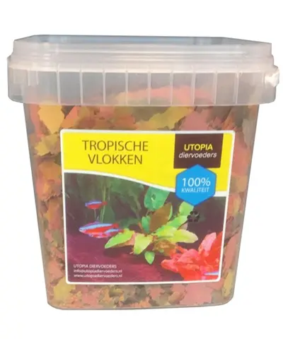 Utopia tropische vlokken 420 g (2,5 liter) – compleet visvoer in emmer