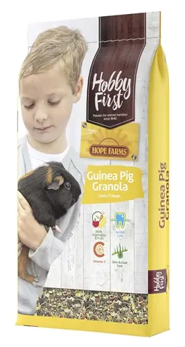 Hobbyfirst Hopefarms caviavoer Guinea Pig Granola 10 kg – gemengd