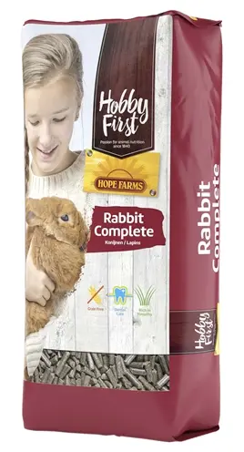 Hobbyfirst Hopefarms konijnenvoer Rabbit Complete 10 kg – graanvrij