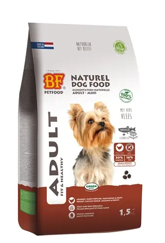 BF Petfood hondenvoer Adult Small Breed 1,5 kg – kip, graanvrij