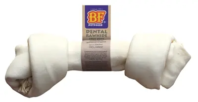 BF Petfood kauwkluif knoop naturel L 27-29 cm – rawhide