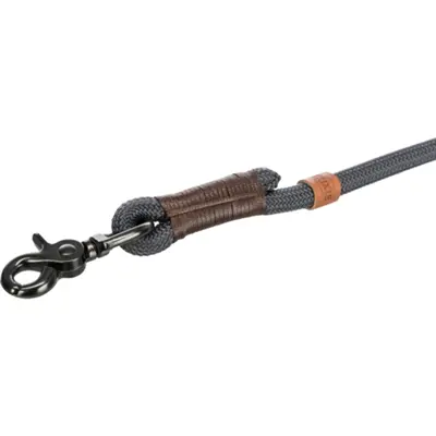 Trixie Be Nordic hondenriem verstelbaar donkergrijs/bruin 200 x 0,8 cm - Afbeelding 6