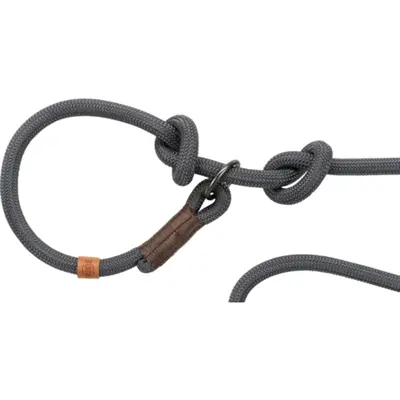 Trixie Be Nordic hondenriem retriever donkergrijs/bruin 170 x 0,8 cm S-M - Afbeelding 2