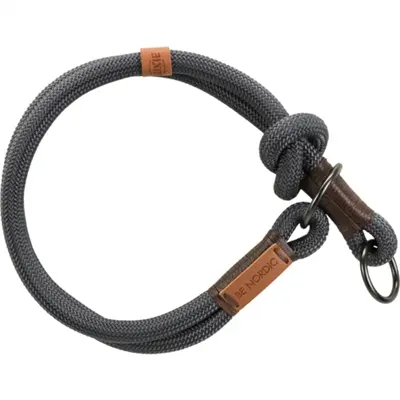 Trixie Be Nordic slip halsband donkergrijs/bruin 45 x 0,8 cm M - Afbeelding 2