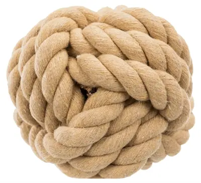 Trixie Be Nordic touwbal 13 cm – hondenspeelgoed van katoen/polyester