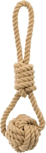 Trixie Be Nordic flostouw met touwbal 30 x 8 cm – hondenspeelgoed