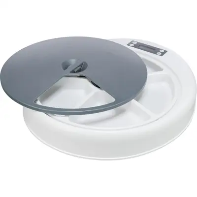 Trixie TX4+1 automatische voerdispenser 5 x 240 ml wit/grijs - Afbeelding 3