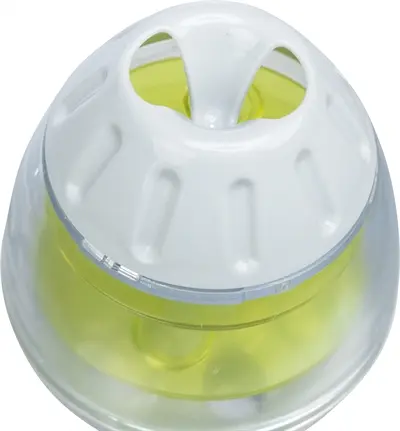 Trixie Roly Poly snack-ei 13 cm – grijs/limegroen, intelligentiespel - Afbeelding 4
