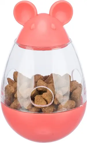 Trixie Cat Activity snack-muis 9 cm – wiebelende voerbal, assorti - Afbeelding 6