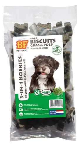 BF Petfood 3 in 1 hondenmineralenkoekjes mini kruiden 200 g