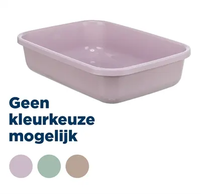 Trixie kattenbak Kitty assorti 37 x 27 x 9 cm – zonder kap