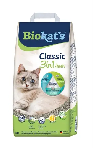 Biokat's Fresh kattenbakvulling klontvormend lentegeur 18 liter