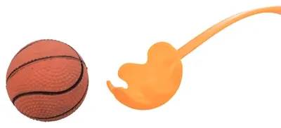Trixie werpstok met bal 5,5 x 50 cm – kunststof, schuimrubber bal - Afbeelding 5
