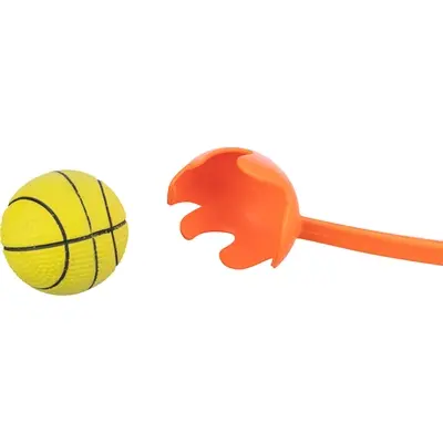 Trixie werpstok met bal oranje/limoen 6 x 30 cm – 3 stuks - Afbeelding 2