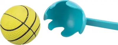 Trixie werpstok met bal petrol/lime 6 x 70 cm – 3 stuks - Afbeelding 2