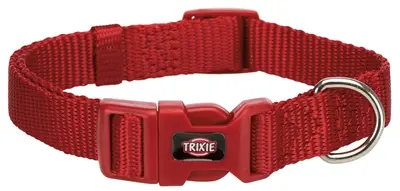 Trixie hondenhalsband Premium rood 25-40 cm – verstelbaar nylon